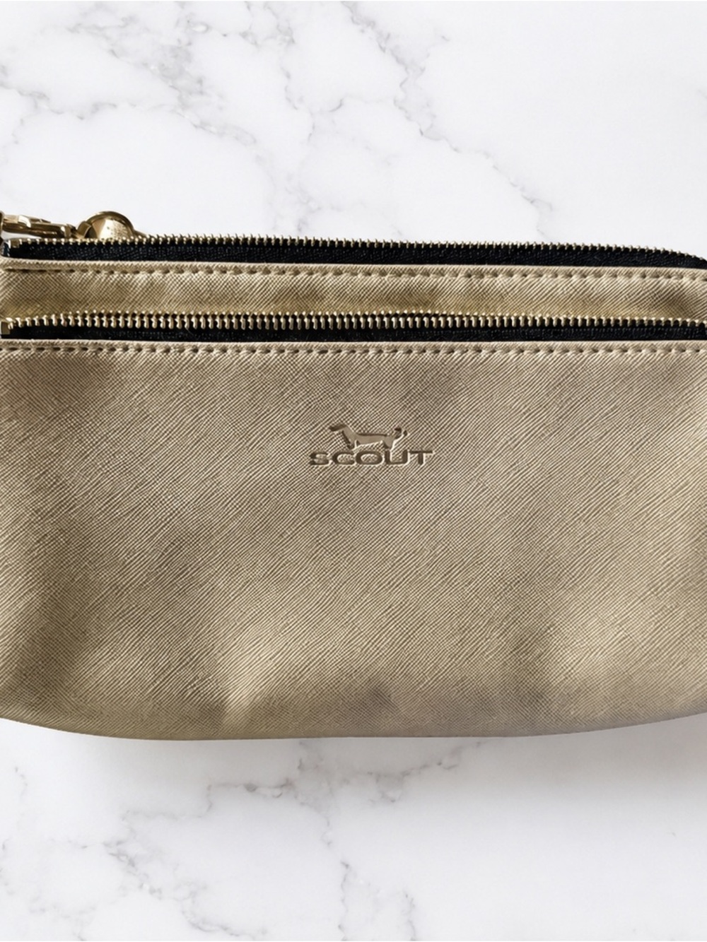 RETIRED* SCOUT "Kate" Wristlet with pink interior Dachshund